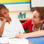 Teacher and student