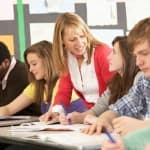 Teenage Students Reading Books