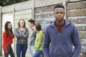 Teenagers Hanging Out In Urban Environment