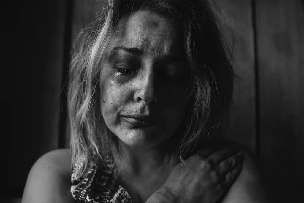 Person in pain