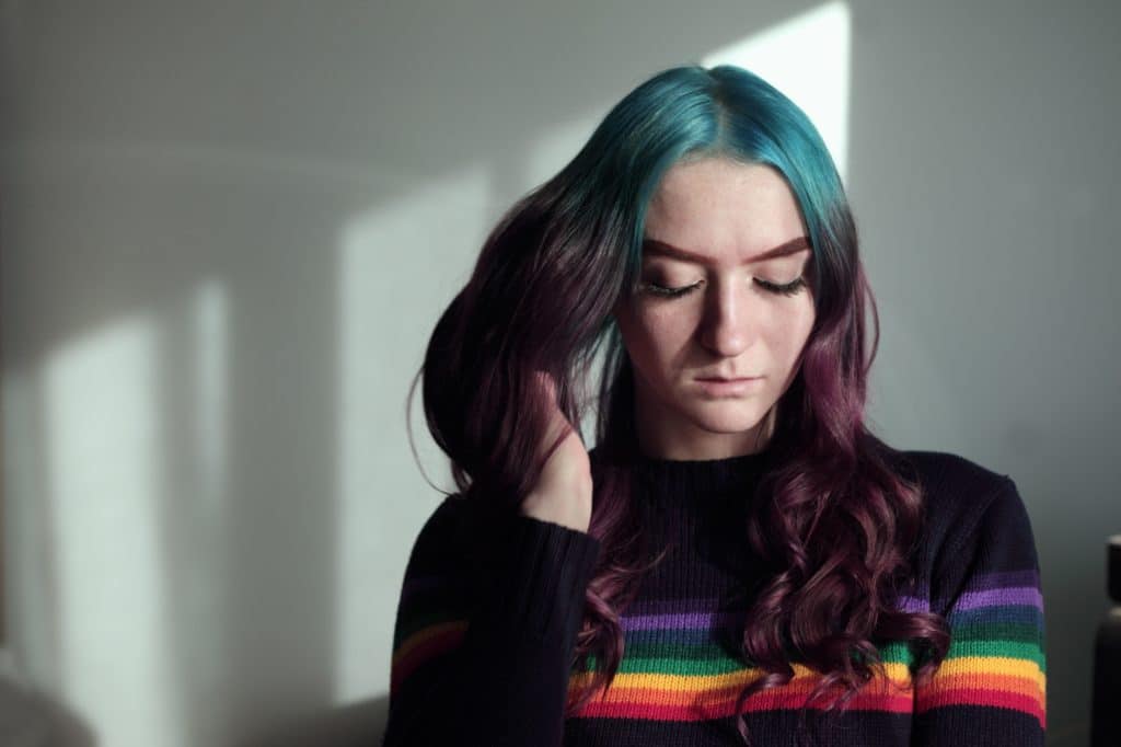 depressed teen